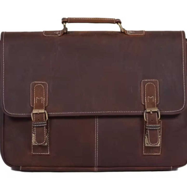 Wholesale Handmade Vintage Leather Laptop Office Messenger Bag